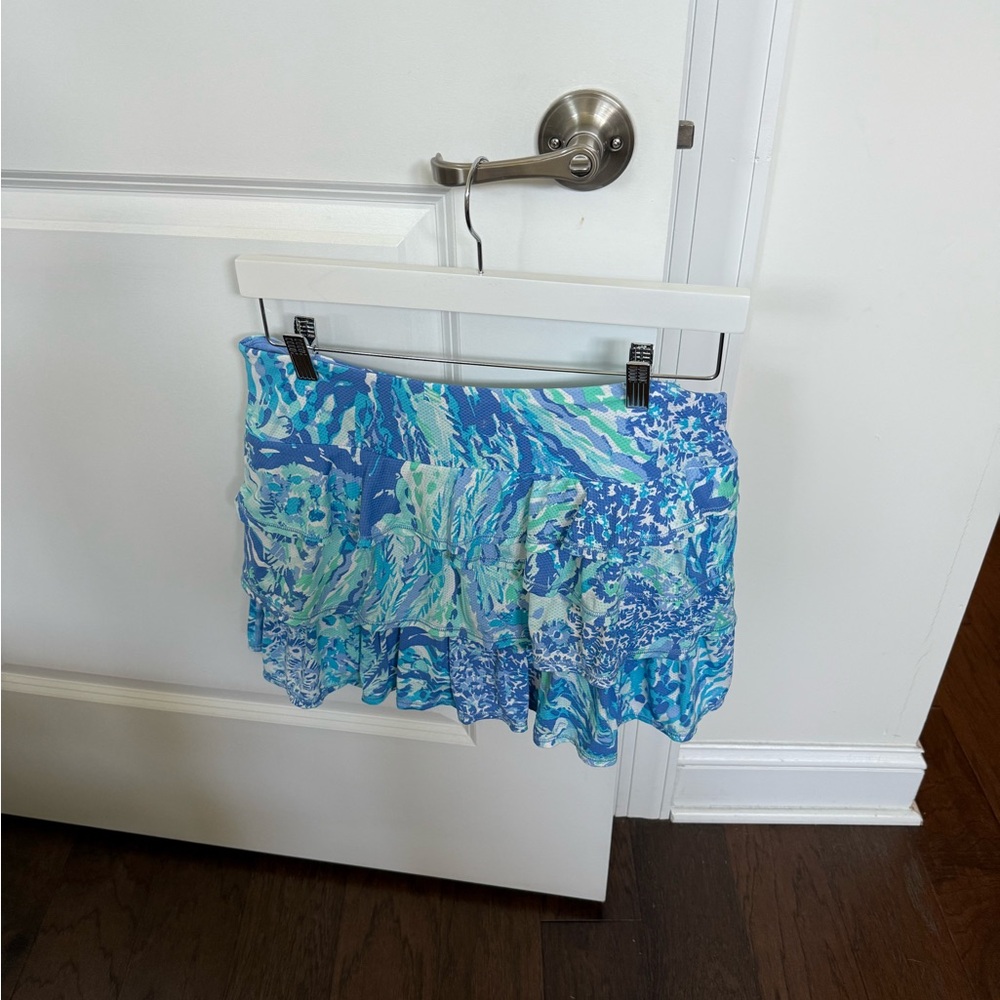 Lilly Pulitzer Blue and Green Skort